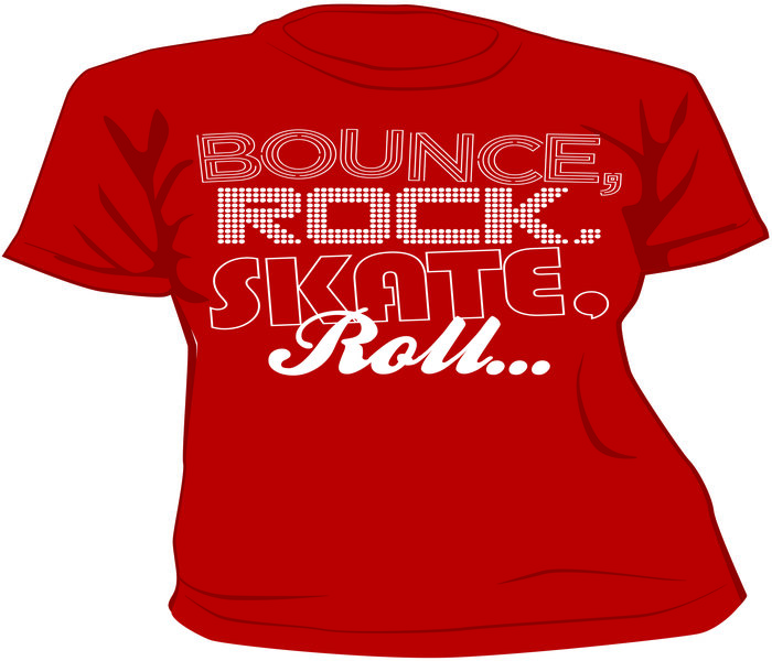Bounce tee shirt - The single that bears the name of that massive dance single within the 1980s,