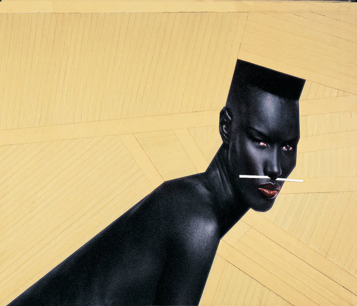 Grace Jones from one her images from the 1980's